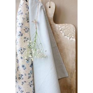Viskestykke Aix med blomster blå 50x70cm