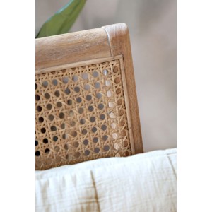 Sæt Loungestole med fletsæde og ryg