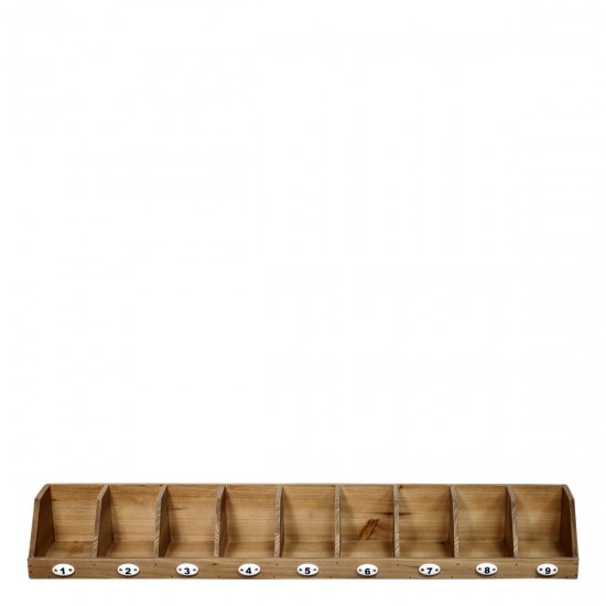 Sorteringsreol med 9 rum B89cm