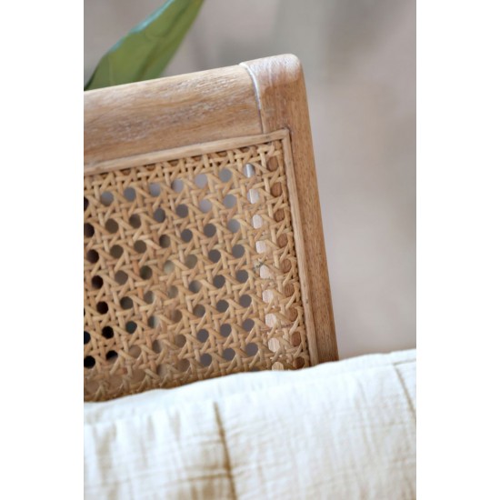 Sæt Loungestole med fletsæde og ryg