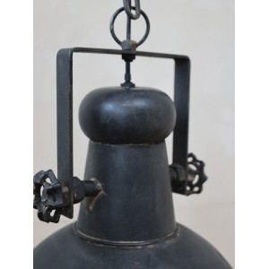 Factory lampe Ø32cm antique sort