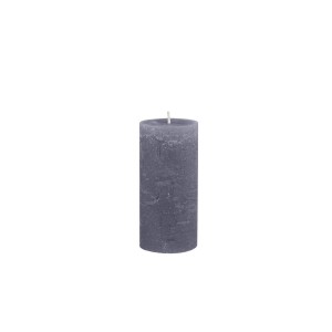 Macon bloklys Stone grå H15cm 60t Macon bloklys Stone grå H15cm 60t