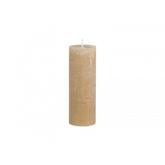 Macon bloklys H20-Ø7cm gul honning farvet Macon bloklys H20-Ø7cm gul honning farvet