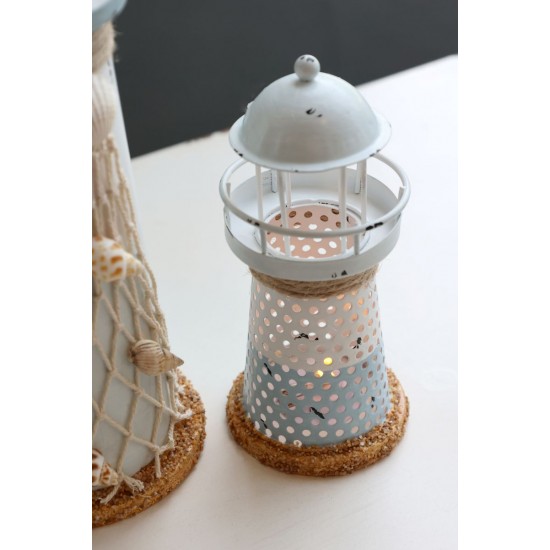 Fyrtårn med LED lys H15cm Fyrtårn med LED lys H15cm