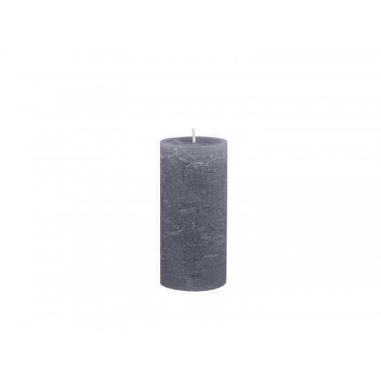 Macon bloklys Stone grå H15cm 60t