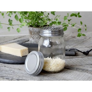 Rivejern glas med ekstra låg