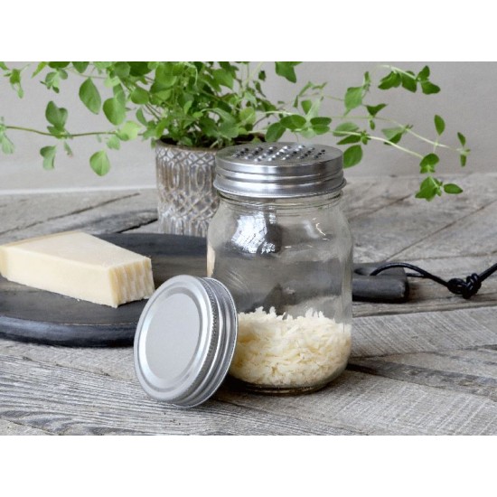 Rivejern glas med ekstra låg