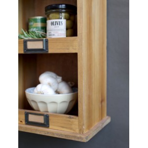 Sorteringsreol med 10 rum H83cm