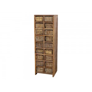 Grimaud Kommode med 18 murstensforme H122cm