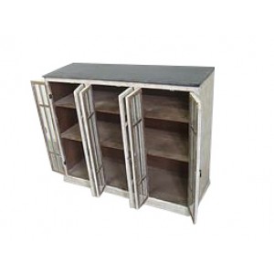 Vitrine skab med 6 låger 123 cm - Gratis Levering  Vitrine skab med 6 låger 123 cm - Gratis Levering