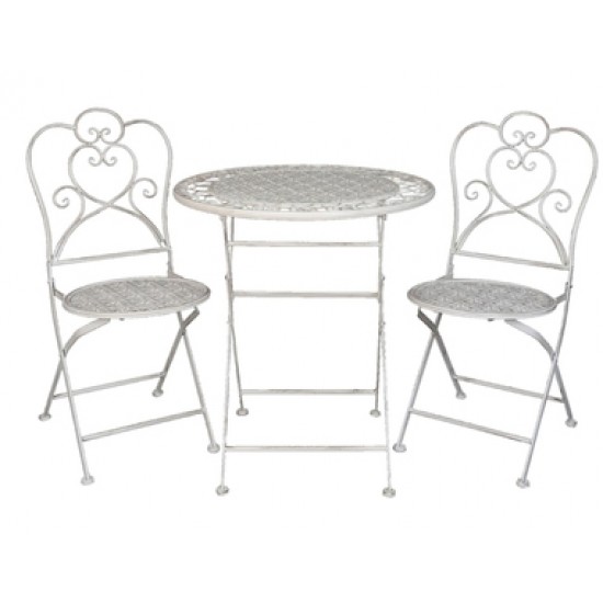 Bord + 2 stole 70x75 / 42x39x93 cm Bord + 2 stole 70x75 / 42x39x93 cm