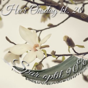 HAPS TILBUD & Auktioner - 31. maj : Shop & Hygge Haps Aften Vær med her på siden kl. 20.00 - 22.00