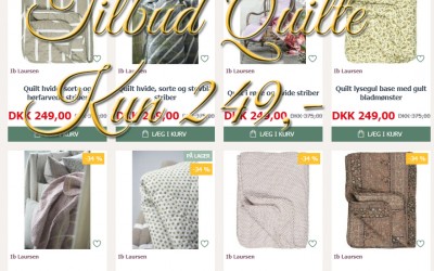 Frit valg 249 kr for Quilte - Gratis levering - se hvordan*