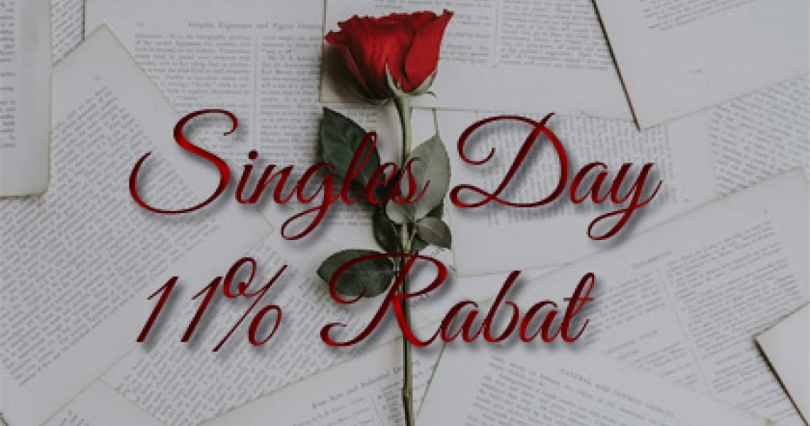 ► 11% Rabat på Alt fra kl. 11 til kl. 11 i aften - Vi fejrer Singles Day ♥