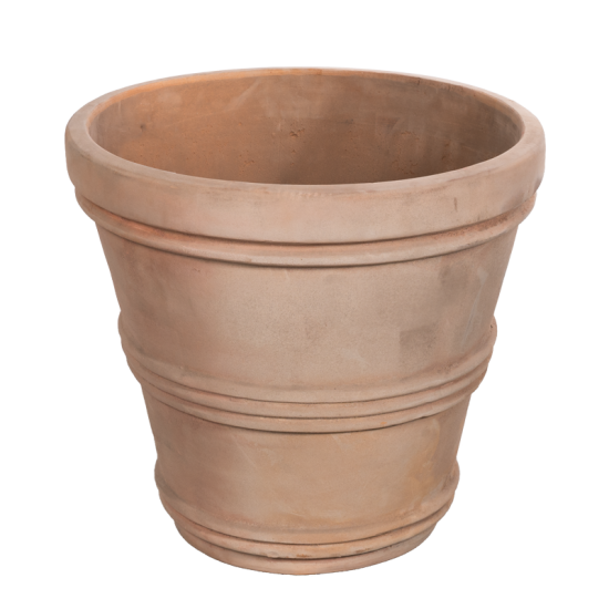 Blomsterkrukke Terracotta Antik choko H23cm indendørs