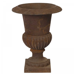 Blomsterkrukke i støbejern H72cm Ø55cm