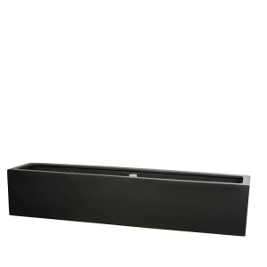 Balcony Fiberstone altan blomsterkrukke B150cm mat sort Balcony Fiberstone altan blomsterkrukke B150cm mat sort