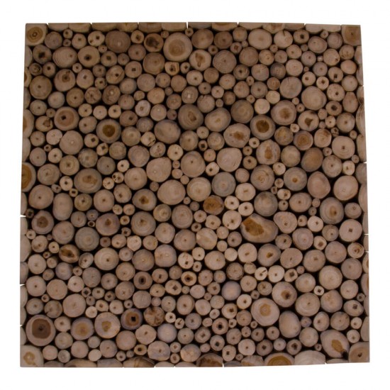 Knoxville Sofabord - Sofabord i træ med metalstel 80x80 cm Knoxville Sofabord - Sofabord i træ med metalstel 80x80 cm