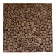 Knoxville Sofabord - Sofabord i træ med metalstel 80x80 cm Knoxville Sofabord - Sofabord i træ med metalstel 80x80 cm