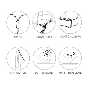 Parasol luksus overtræk