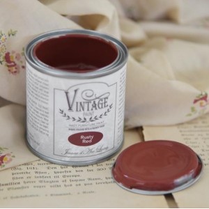 Rusty Red 100ml Rød Kalkmaling Rusty Red 100ml Rød Kalkmaling