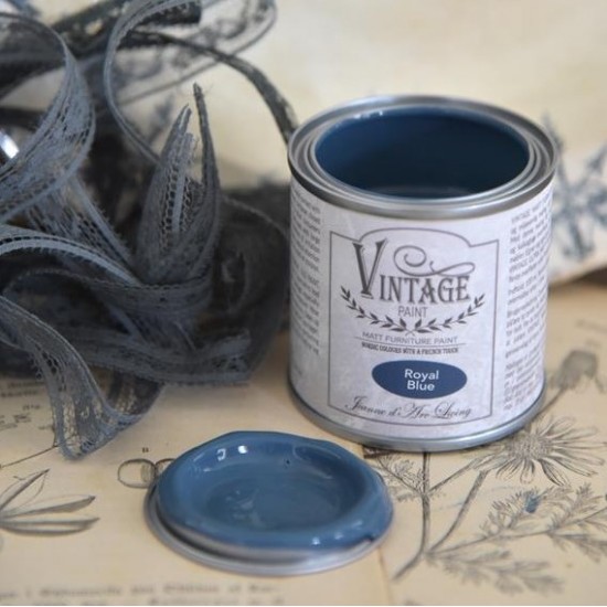 Royal Blue 100ml Blå Kalkmaling Royal Blue 100ml Blå Kalkmaling