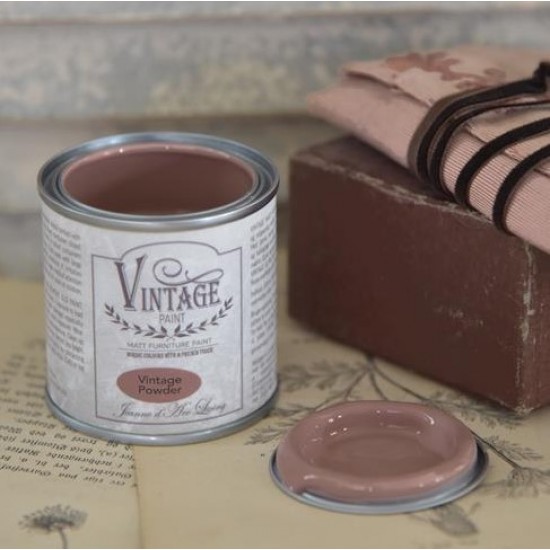 Vintage Powder 100ml Rød-Rosa Kalkmaling Vintage Powder 100ml Rød-Rosa Kalkmaling