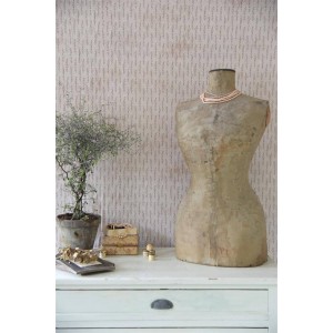 Vintage Tapet - Bladranke Grøn 10m