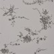 French Grey Vintage Tapet  - Blomster ranke