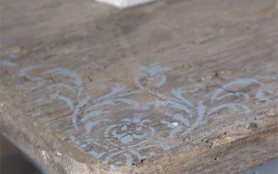 Brug Stenciler og Voks til patinering