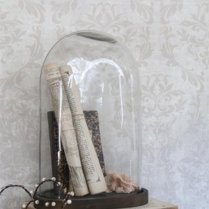 Vintage Tapet - Creme med ornamenter Vintage Tapet - Creme med ornamenter