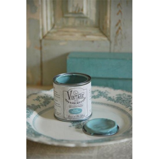 Dusty Turquoise 100ml Turkis Kalkmaling Dusty Turquoise 100ml Turkis Kalkmaling