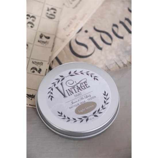 Lys Brun Voks Vintage Paint 35g