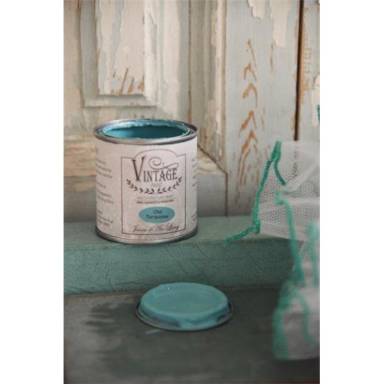 Mørk turkis Kalkmaling Old Turquoise 100 ml