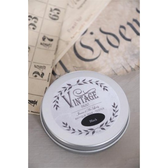 Sort Voks Vintage Paint 35g