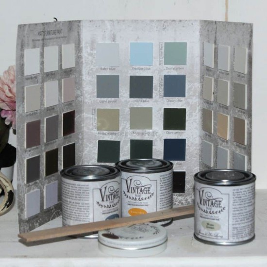 Farvekort Kalkmaling ONLINE Vintage Paint Alle farver Farvekort Kalkmaling ONLINE Vintage Paint Alle farver