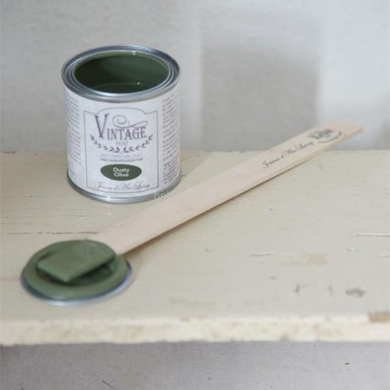 Dusty Olive 100ml Mørk Grøn Kalkmaling
