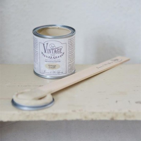 Vintage Cream 100ml Mørk creme Kalkmaling