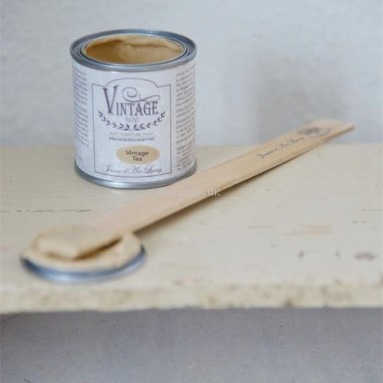 Vintage Tea 100ml Lys sandfarve Kalkmaling Vintage Tea 100ml Lys sandfarve Kalkmaling