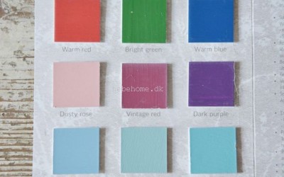 Kalkmaling farver og farvekort