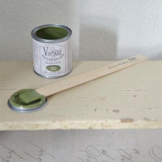 Grøn Kalkmaling Olive Green 100 ml