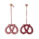 Pretzel Metal ornament rød fra Maileg
