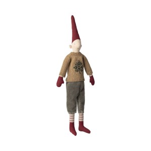 Nisse Dreng- strikket sweater - str. 3 - 49cm Maileg