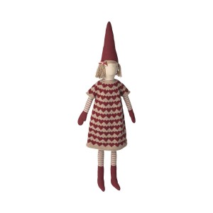 Nisse Pige - Strikket kjole - str. 5 - 84cm Maileg Nisse Pige - Strikket kjole - str. 5 - 84cm Maileg