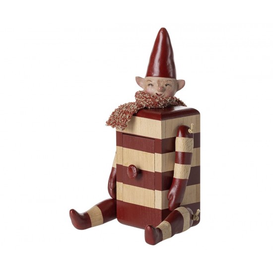 Nisse med skuffe, Rød Nisse med skuffe, Rød