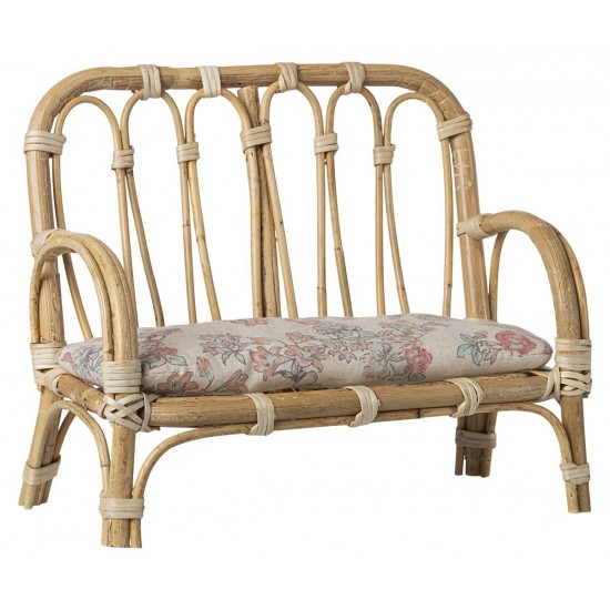 Rattan sofa - Natur Maileg til legetøj Rattan sofa - Natur Maileg til legetøj