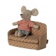Sofa seng, Mus - Prikker Sofa seng, Mus - Prikker