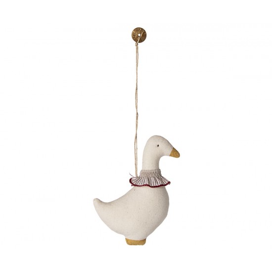 Stof ornament, Gås - Rødt tørklæde Stof ornament, Gås - Rødt tørklæde
