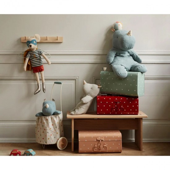 Opbevaringskuffert i metal Rød med prikker Maileg Opbevaringskuffert i metal Rød med prikker Maileg