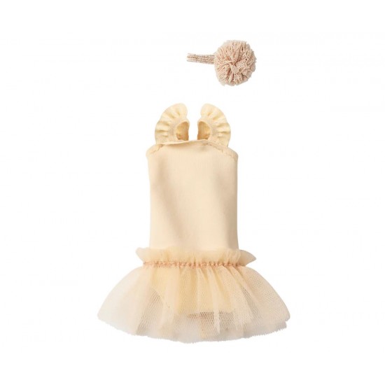 Balletdragt og tylskørt creme Størrelse 1 Maileg Balletdragt og tylskørt creme Størrelse 1 Maileg